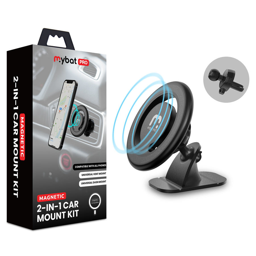 MyBat Pro 2-in-1 Magnetic Car Mount Kit - Black - ROTHMNVEH021-1.png