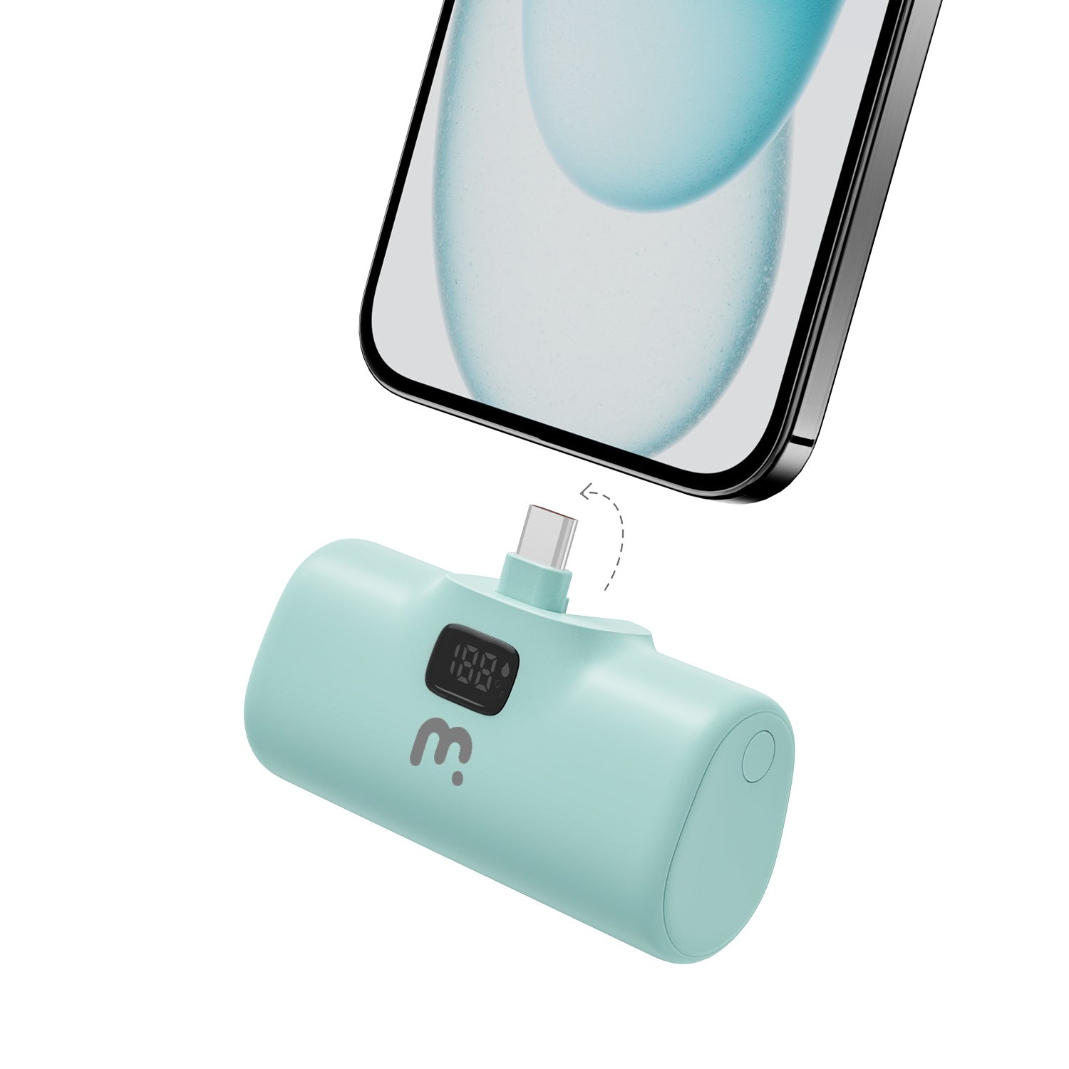 MyBat Pro 5000mAh USB-C Portable Quick Charging Power Bank (with Stand) - Blue - RPBBAT083-3.jpg