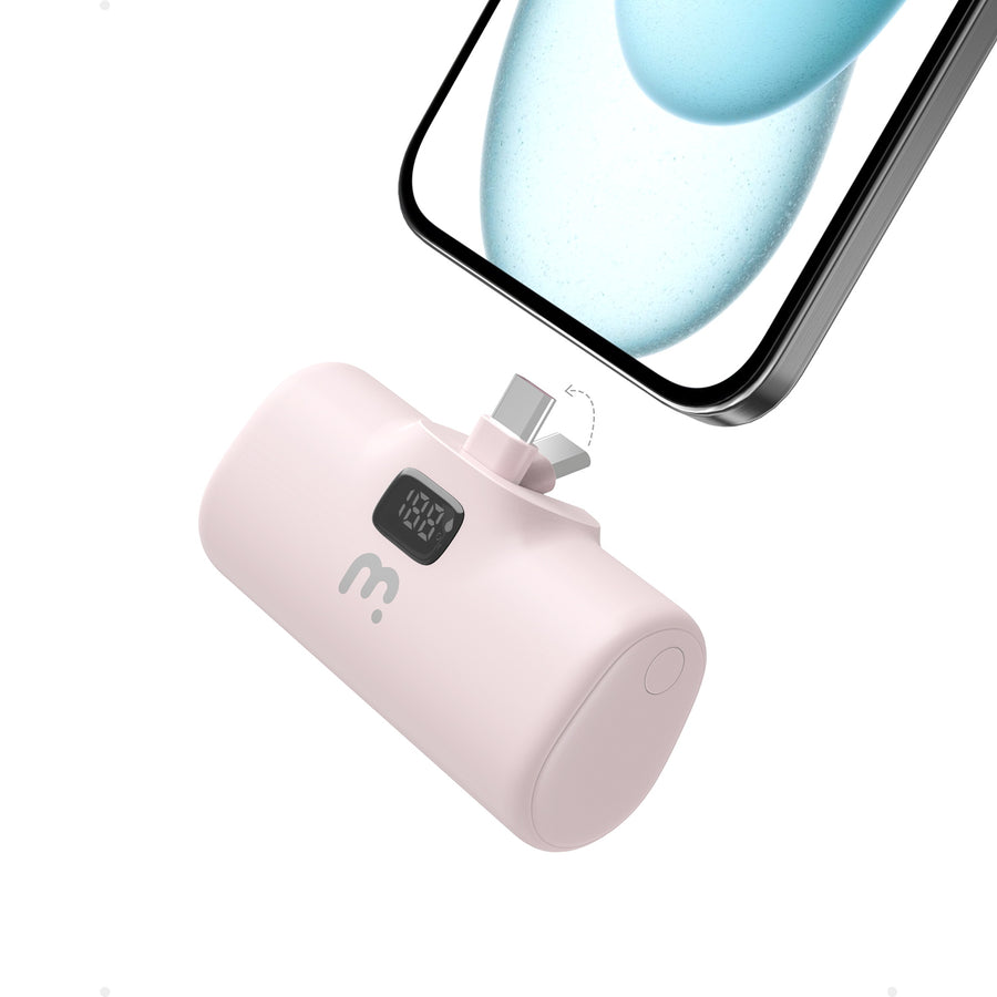 MyBat Pro 5000mAh USB-C Portable Quick Charging Power Bank (with Stand) - Pink - RPBBAT084-6.jpg