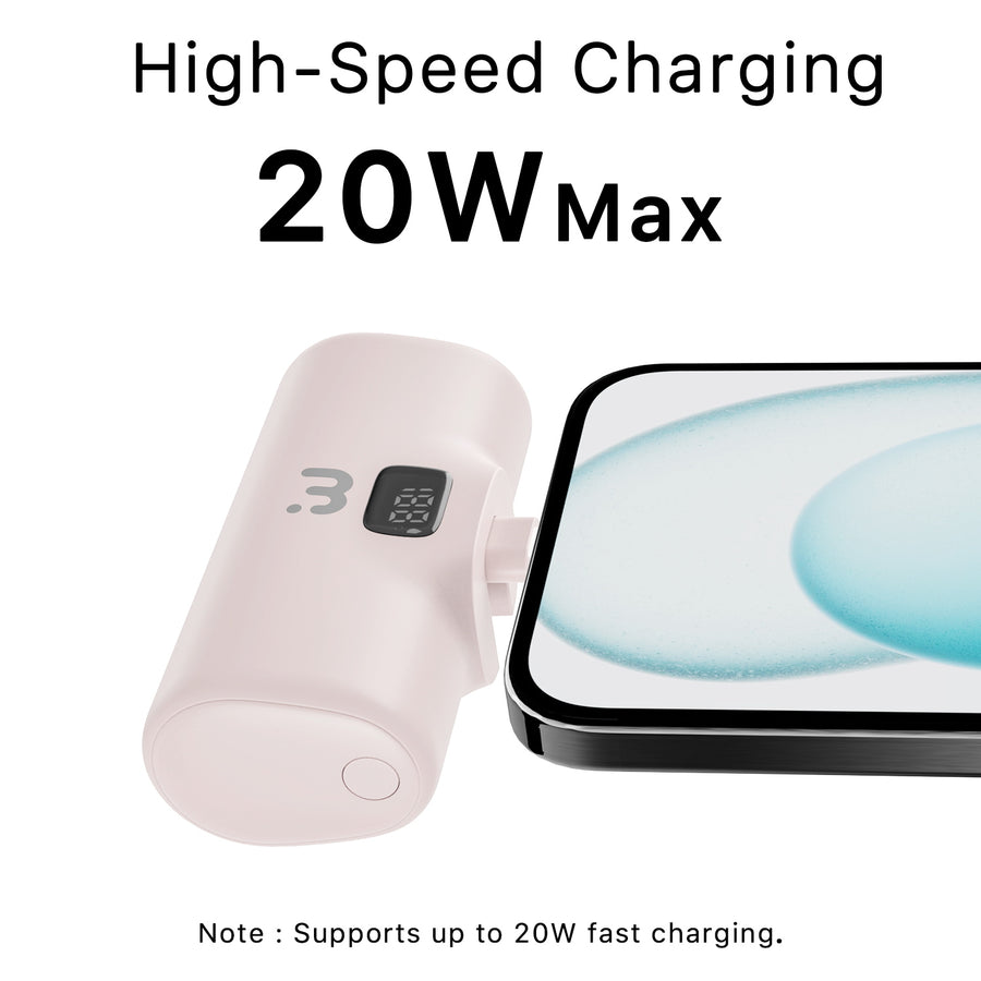 MyBat Pro 5000mAh USB-C Portable Quick Charging Power Bank (with Stand) - Pink - RPBBAT084-7.jpg