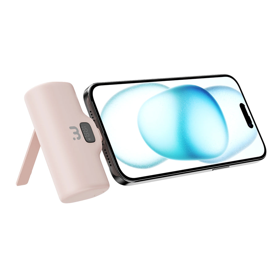 MyBat Pro 5000mAh USB-C Portable Quick Charging Power Bank (with Stand) - Pink - RPBBAT084-8.jpg