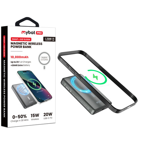 MyBat Pro 10000mAh SNAP + GO SLEEK Magnetic Wireless Power Bank - Grey Titanium - RPBBAT116-1.jpg