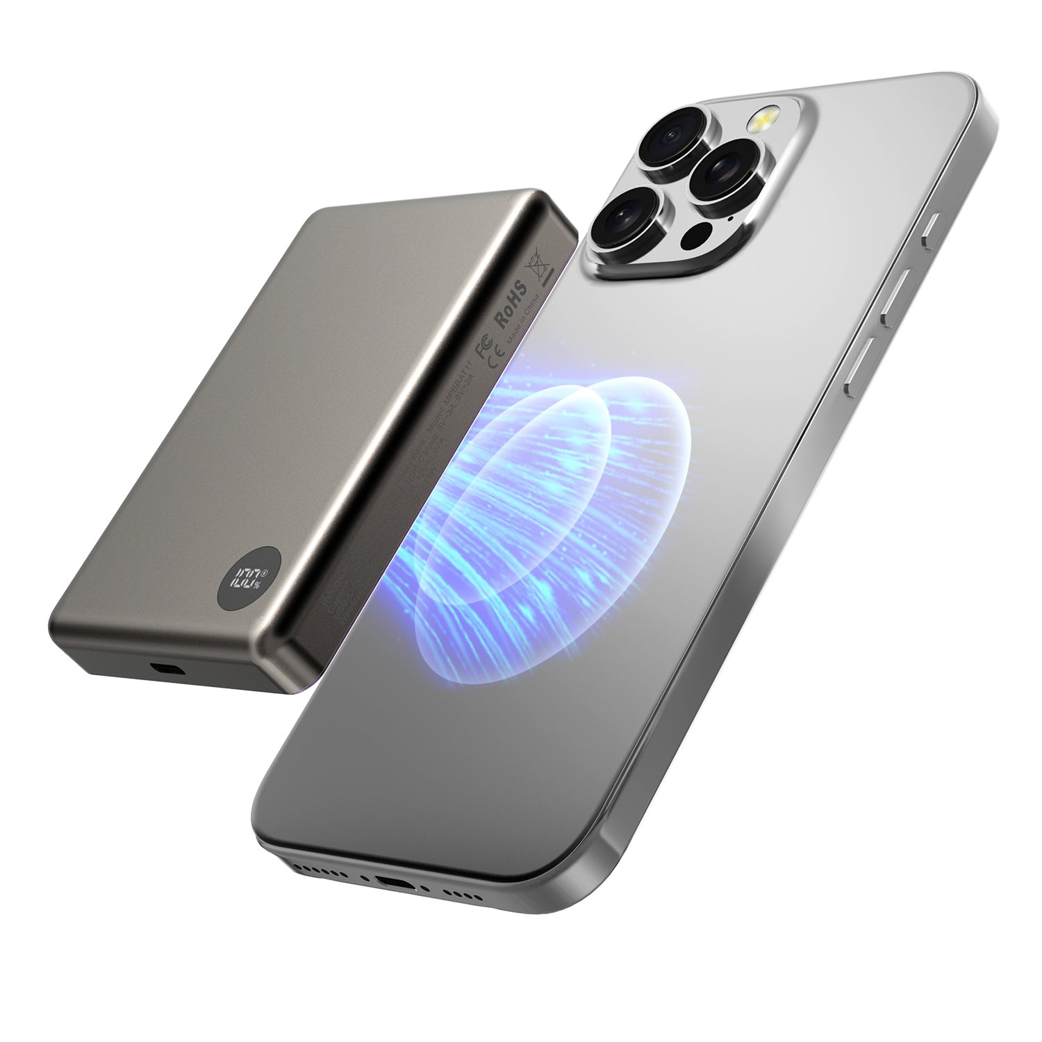 MyBat Pro 10000mAh SNAP + GO SLEEK Magnetic Wireless Power Bank - Natural Titanium - RPBBAT117-3.jpg