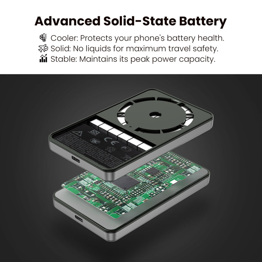 MyBat Pro SolidCore 5000mAh Slim Magnetic Wireless Charging Power Bank with Smartwatch Charger - Gray - RPBBAT201-13.jpg