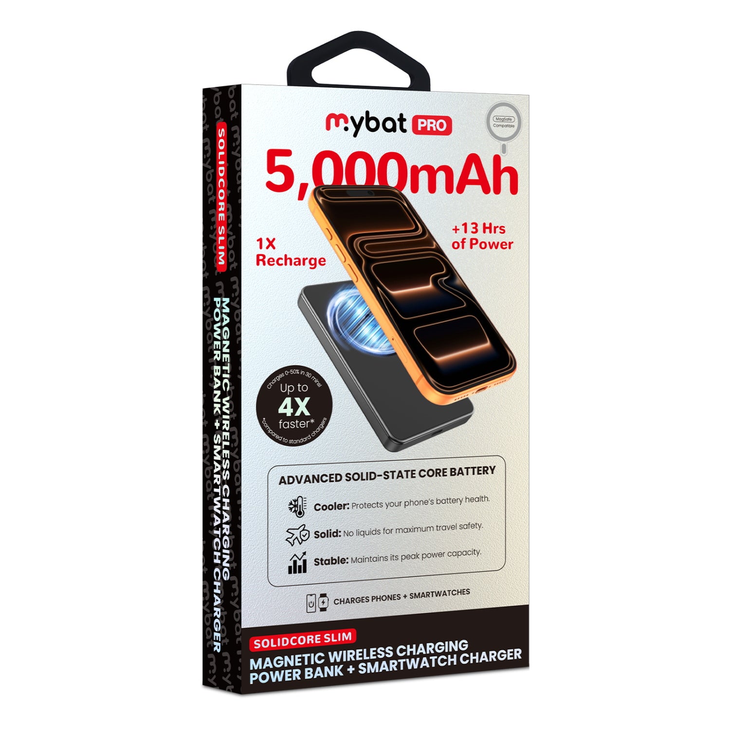 MyBat Pro SolidCore 5000mAh Slim Magnetic Wireless Charging Power Bank with Smartwatch Charger - Gray - RPBBAT201-4.jpg