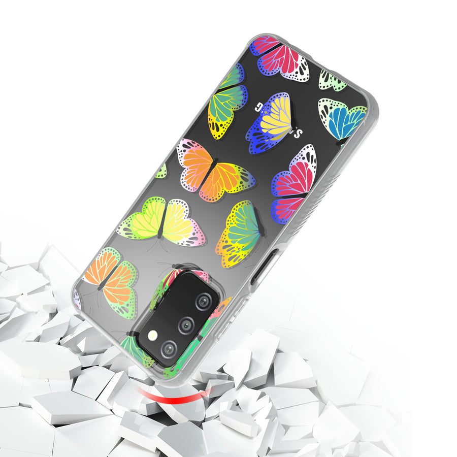 MyBat Pro Mood Series Case for Samsung Galaxy A03s - Neon Butterfies - RSA037UCSFSSM368-9.jpg