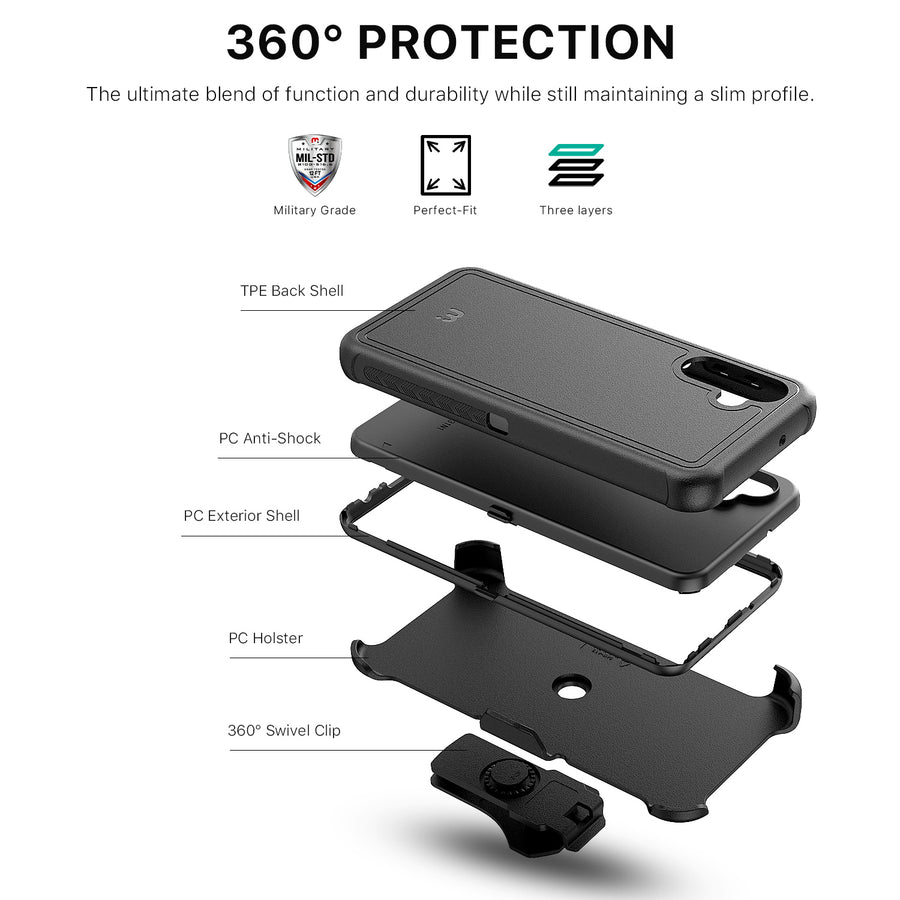 MyBat Pro Maverick Series Case w/ Holster for Samsung Galaxy A13 5G - Black - RSA13CS3NXS001-7.jpg