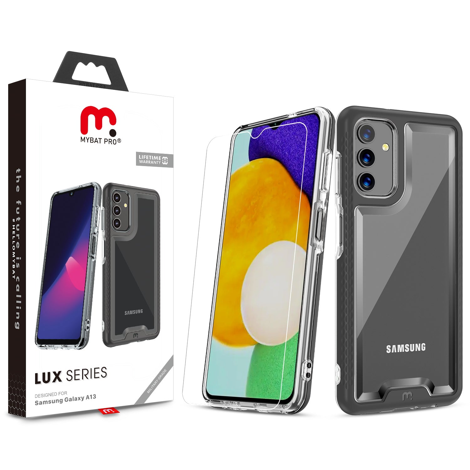 MyBat Pro Lux Series Case for Samsung Galaxy A13 5G - Black