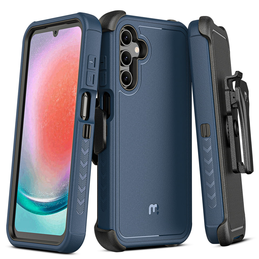 MyBat Pro Maverick Series Case w/ Holster for Samsung Galaxy A15 5G - Blue - RSA155GCS3NXS002-2.jpg