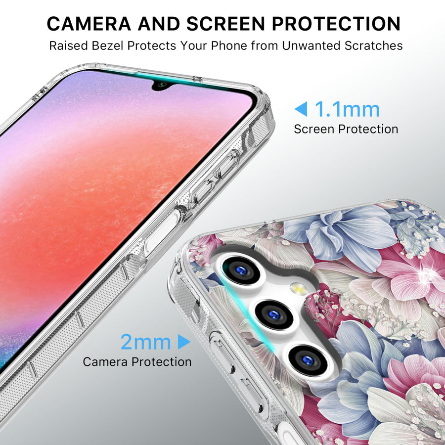 MyBat Pro Mood Series Case (with Diamonds) for Samsung Galaxy A15 5G - Floral Gems - RSA155GCSFSSD156-4.jpg