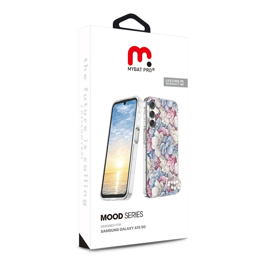 MyBat Pro Mood Series Case (with Diamonds) for Samsung Galaxy A15 5G - Floral Gems - RSA155GCSFSSD156-8.jpg