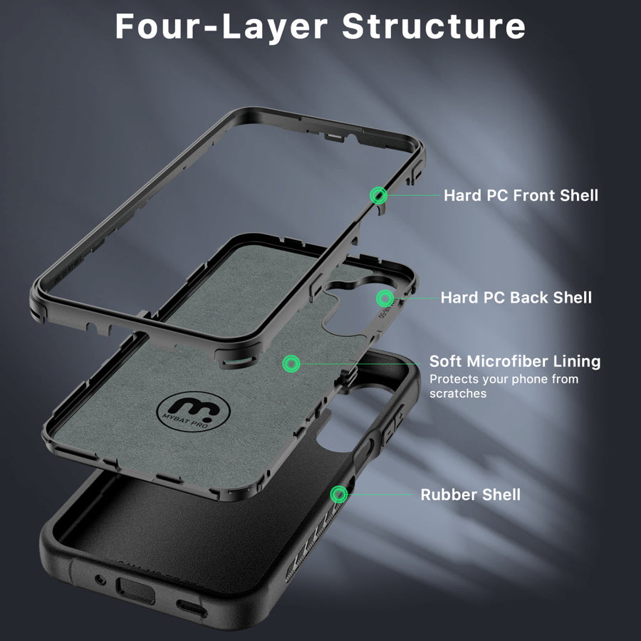 MyBat Pro Maverick Series Rogue Edition Case for Samsung Galaxy A16 5G - Black - RSA165GCS2NXS001-3.jpg