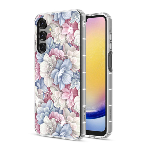 MyBat Pro Mood Series Case (with Diamonds) for Samsung Galaxy A16 5G - Floral Gems - RSA165GCSFSSD156-2.jpg