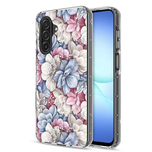 MyBat Pro Mood Series Case (with Diamonds) for Samsung Galaxy A17 5G / Galaxy A16 5G - Floral Gems - RSA175GCSFSSD156-2.jpg