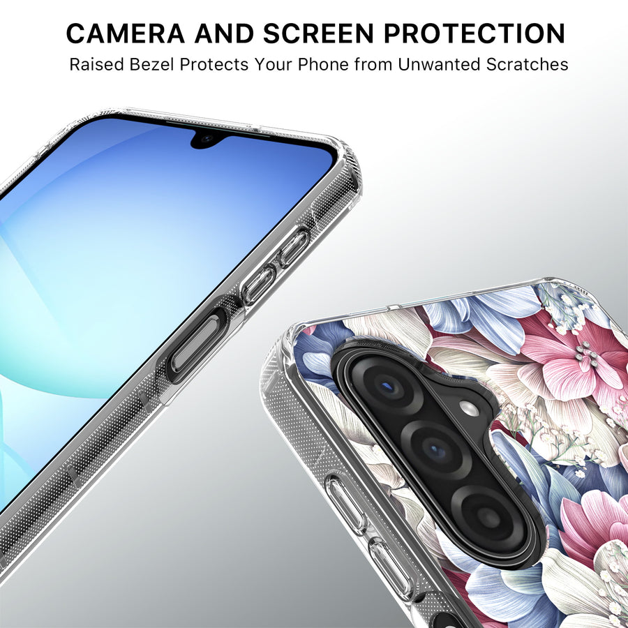 MyBat Pro Mood Series Case (with Diamonds) for Samsung Galaxy A17 5G / Galaxy A16 5G - Floral Gems - RSA175GCSFSSD156-4.jpg