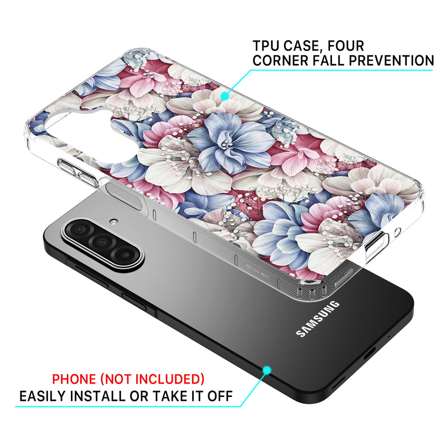 MyBat Pro Mood Series Case (with Diamonds) for Samsung Galaxy A17 5G / Galaxy A16 5G - Floral Gems - RSA175GCSFSSD156-5.jpg