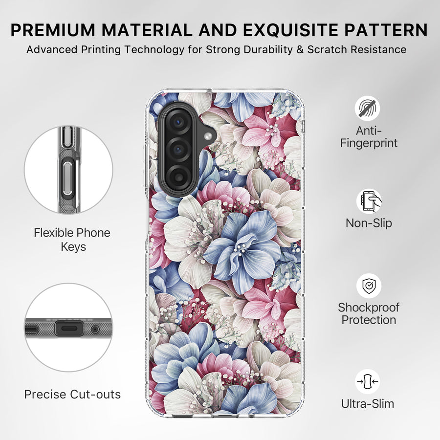 MyBat Pro Mood Series Case (with Diamonds) for Samsung Galaxy A17 5G / Galaxy A16 5G - Floral Gems - RSA175GCSFSSD156-7.jpg