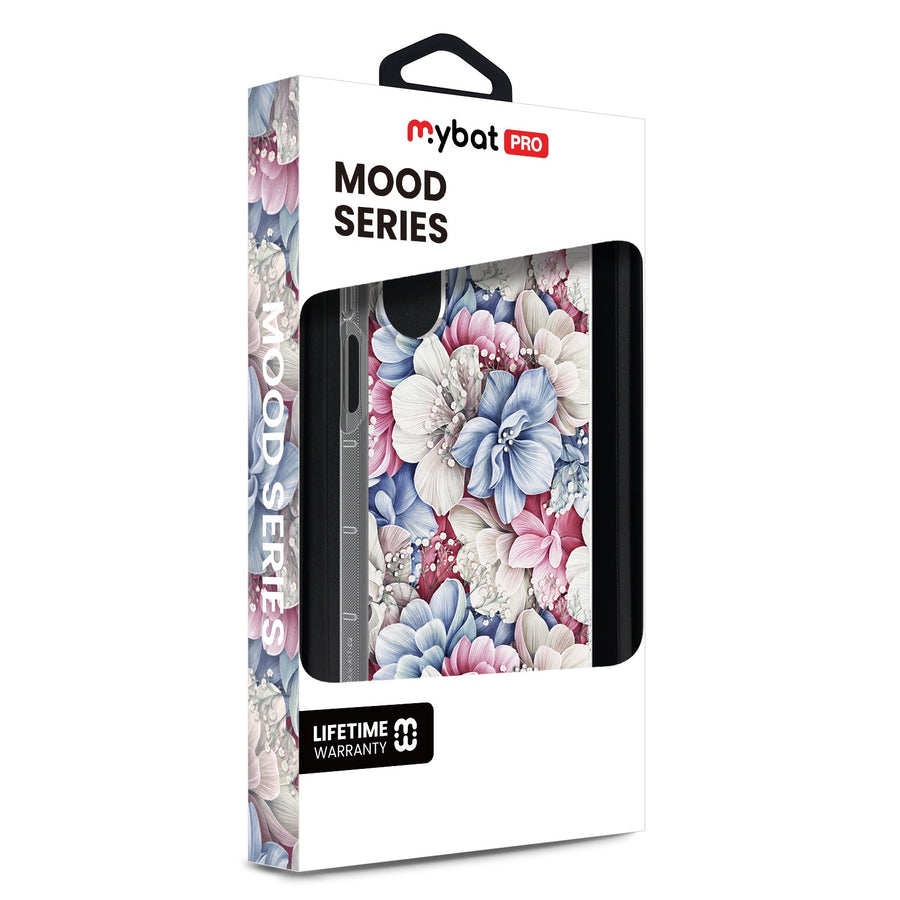 MyBat Pro Mood Series Case (with Diamonds) for Samsung Galaxy A17 5G / Galaxy A16 5G - Floral Gems