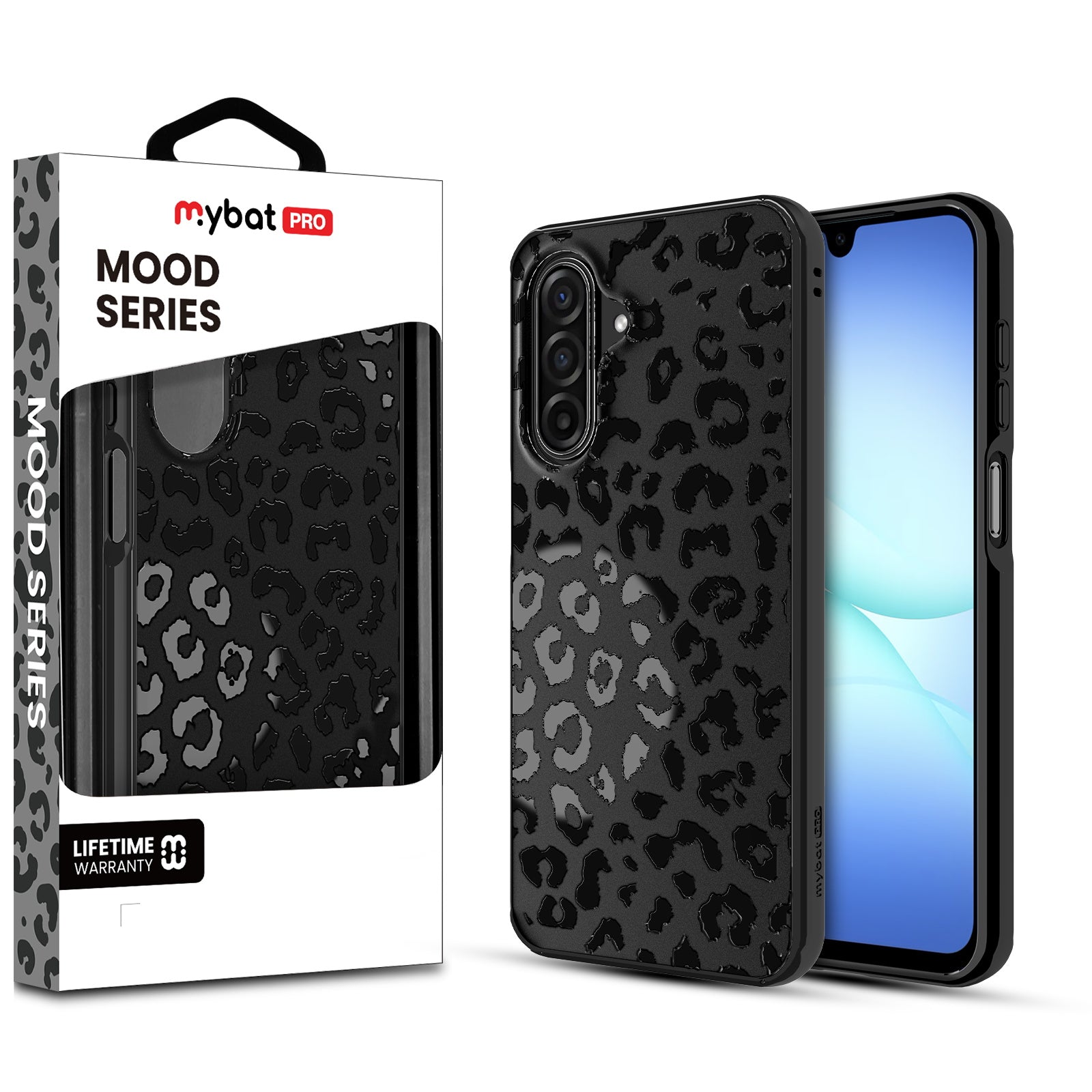 MyBat Pro Mood Series Case for Samsung Galaxy A17 5G / Galaxy A16 5G - Black Leopard