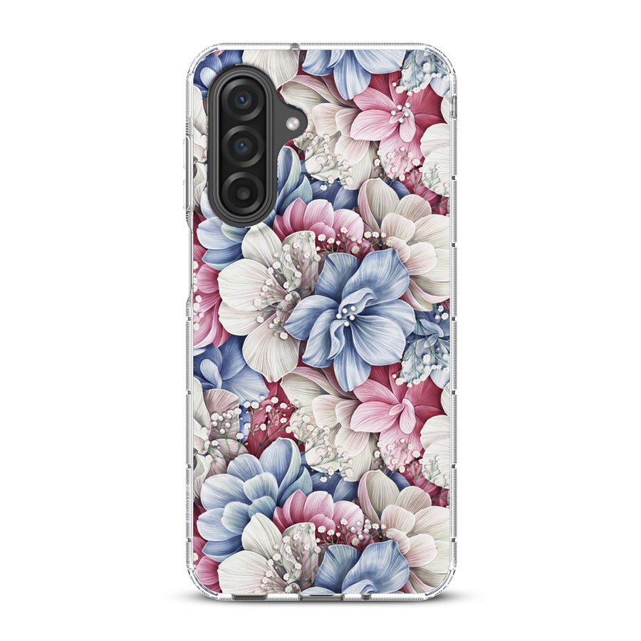 MyBat Pro Mood Series Case (with Diamonds) for Samsung Galaxy A18 5G / A17 5G / A16 5G - Floral Gems - RSA185GCSFSSD156-2.JPG