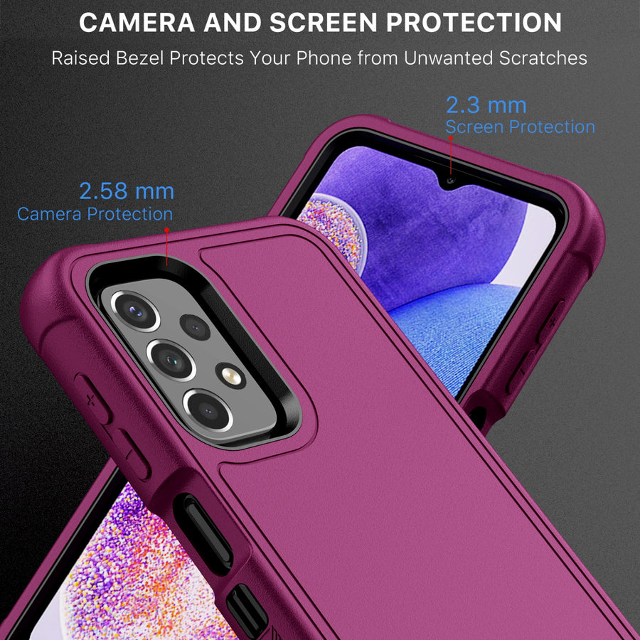 MyBat Pro Maverick Series Case w/ Holster for Samsung Galaxy A23 5G - Plum - RSA235GCS3NXS003-5.jpg