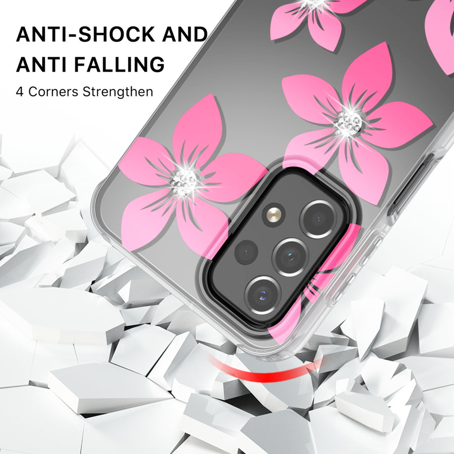 MyBat Pro Mood Series Case (with Diamonds) for Samsung Galaxy A23 5G - Blossom - RSA235GCSFSSD152-3.jpg