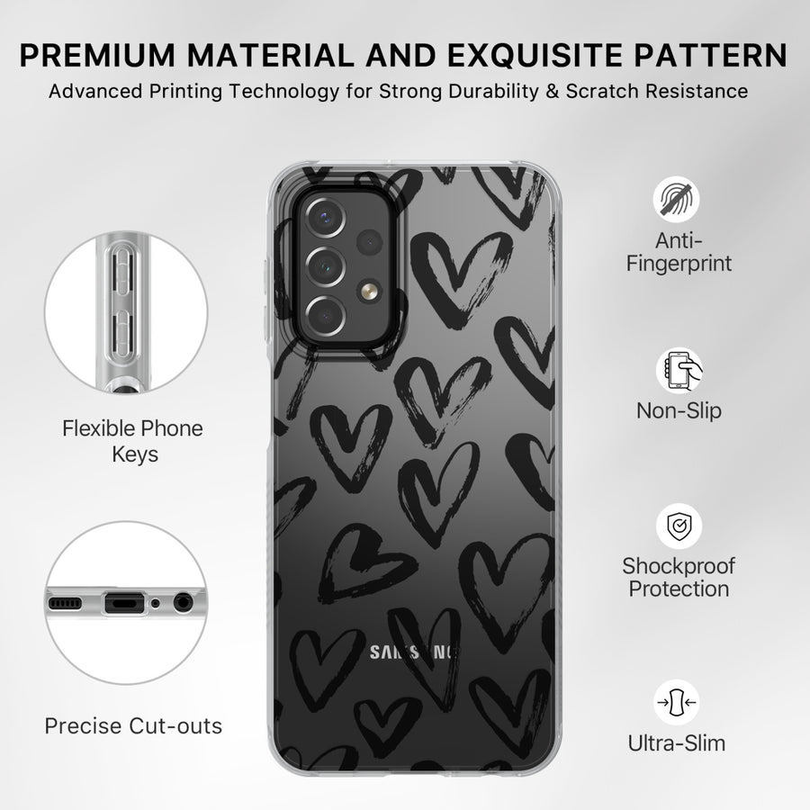 MyBat Pro Mood Series Case for Samsung Galaxy A23 5G - Black Hearts - RSA235GCSFSSM363-7.jpg