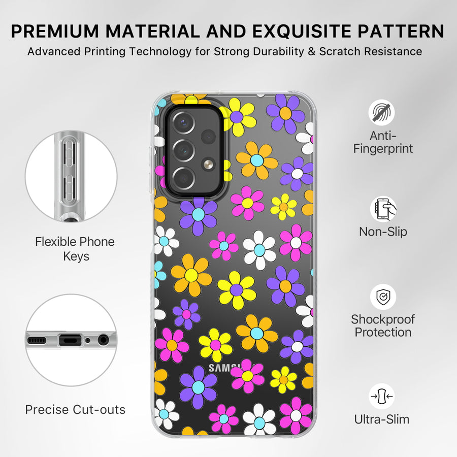 MyBat Pro Mood Series Case for Samsung Galaxy A23 5G - Multi Color Daisy - RSA235GCSFSSM370-7.jpg