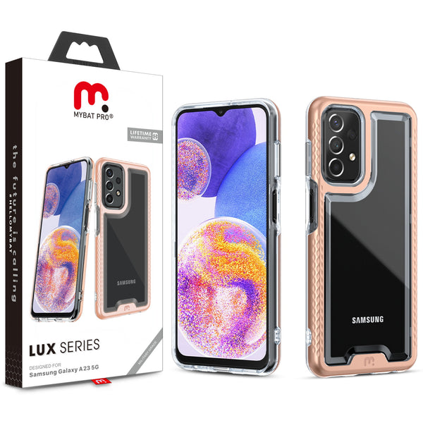 MyBat Pro Lux Series Case with Tempered Glass for Samsung Galaxy A23 5G - Rose Gold - RSA235GCSG5TS003-1.jpg