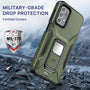 MyBat Pro Antimicrobial Stealth Series (with Stand) for Samsung Galaxy A23 5G - Army Green / Black - RSA235GCSSTSS004-5.jpg