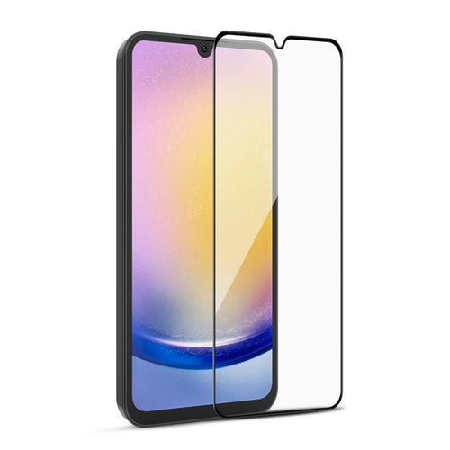 MyBat Pro Full Coverage Tempered Glass Screen Protector for Samsung Galaxy A25 5G - Black - RSA255GSC85A-2.jpg