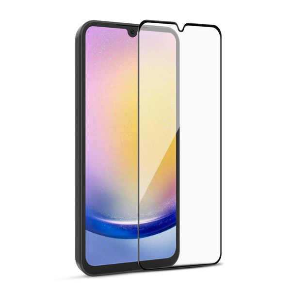 MyBat Pro Full Coverage Tempered Glass Screen Protector for Samsung Galaxy A25 5G - Black - RSA255GSC85A-2.jpg