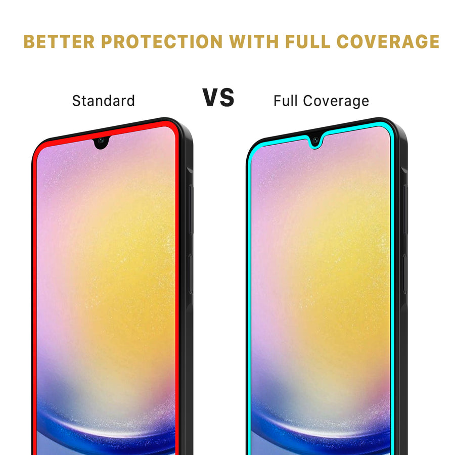 MyBat Pro Full Coverage Tempered Glass Screen Protector for Samsung Galaxy A25 5G - Black - RSA255GSC85A-5.jpg