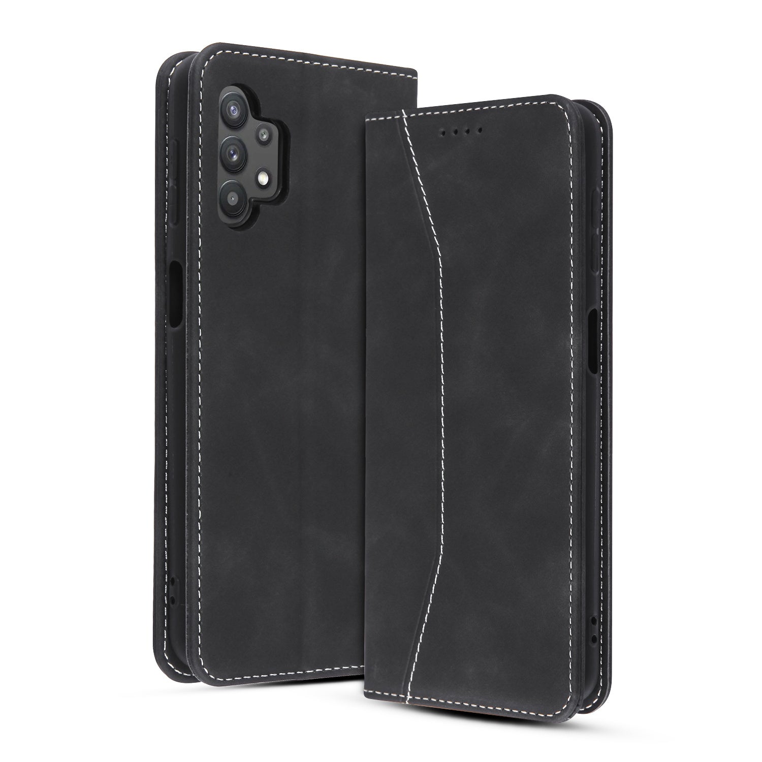 MyBat Pro Executive Series Case for Samsung Galaxy A32 5G - Black - RSA325GPCMJP001-2.jpg