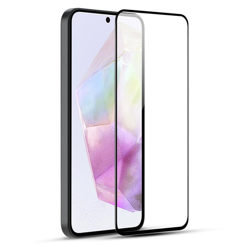 MyBat Pro Full Coverage Tempered Glass Screen Protector for Samsung Galaxy A35 5G - Black - RSA355GSC85A-2.jpg