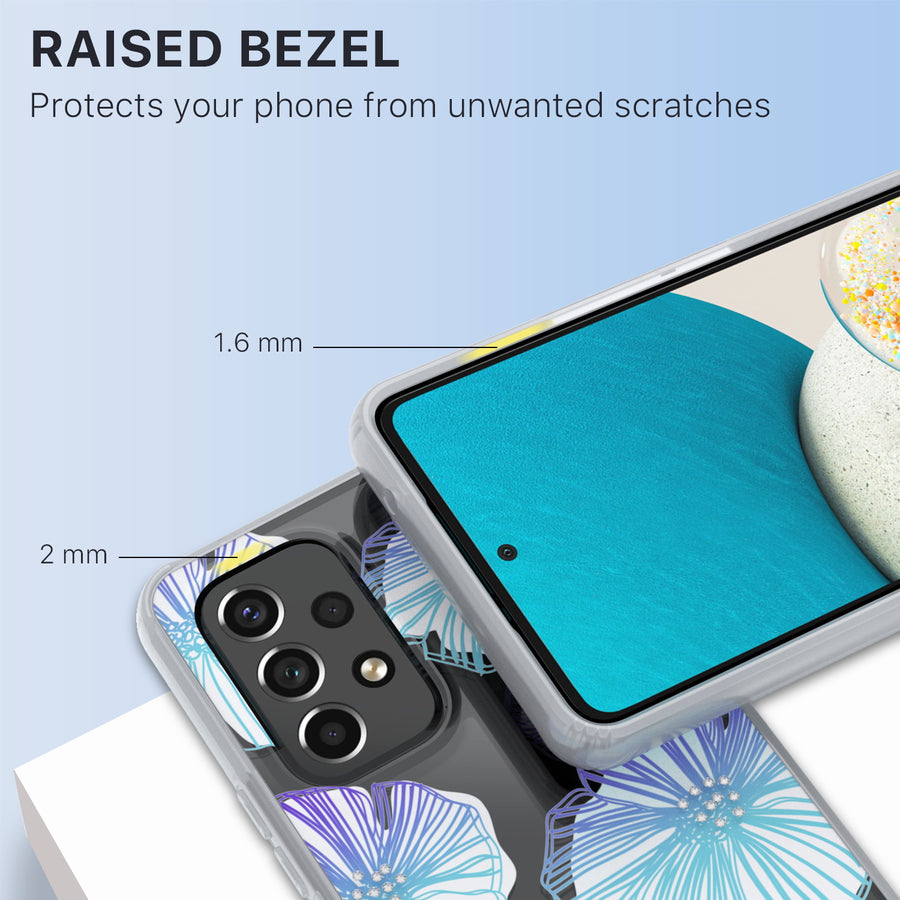 MyBat Pro Mood Diamond Series Case for Samsung Galaxy A53 5G - Happy Daisies - RSA535GCSFSSD153-7.jpg