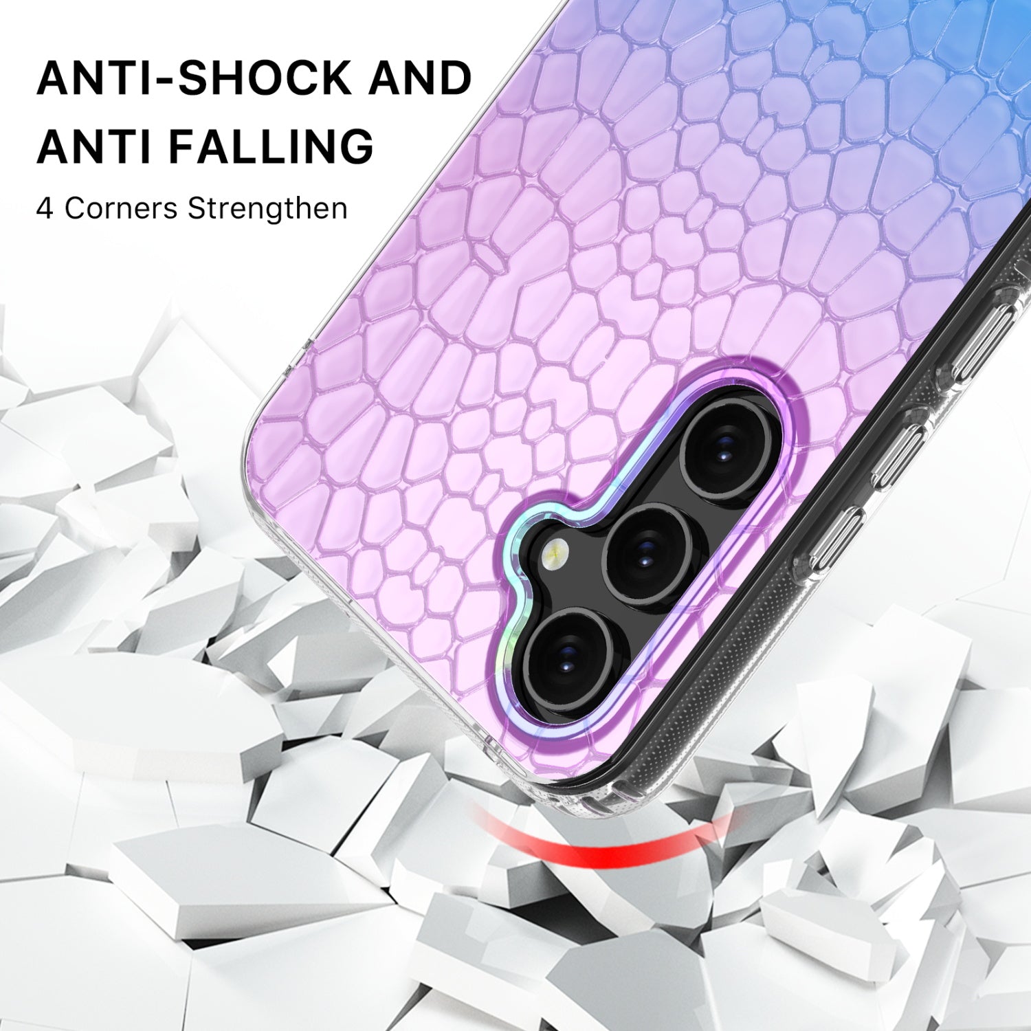 MyBat Pro Mood Series Case for Samsung Galaxy A54 5G - Iridescent Snake - RSA545GCSFSSM367-3.jpg