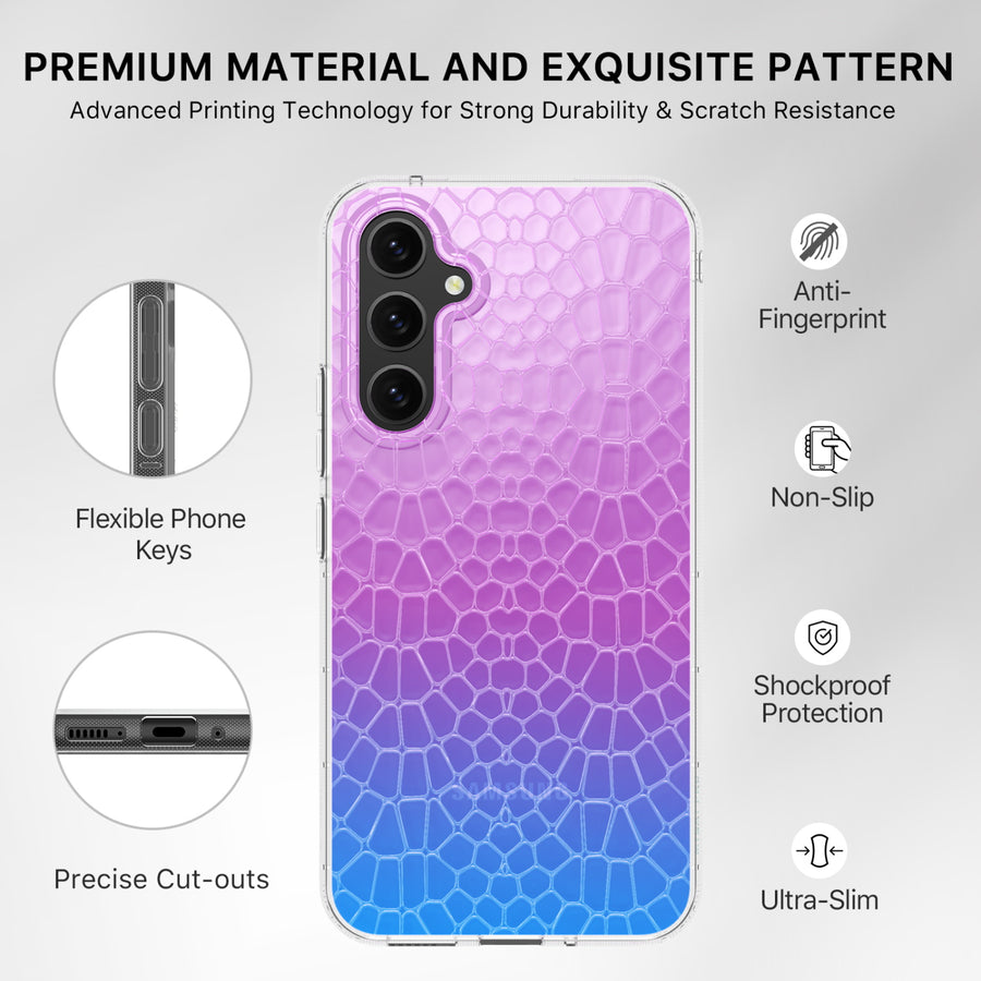 MyBat Pro Mood Series Case for Samsung Galaxy A54 5G - Iridescent Snake - RSA545GCSFSSM367-7.jpg