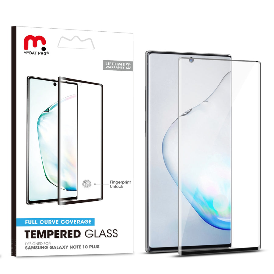MyBat Pro Full Curve Coverage Tempered Glass Screen Protector for Samsung Galaxy Note 10 Plus 5G / Note 10 (6.8) - Clear - RSGN10PSC83A-1.jpg