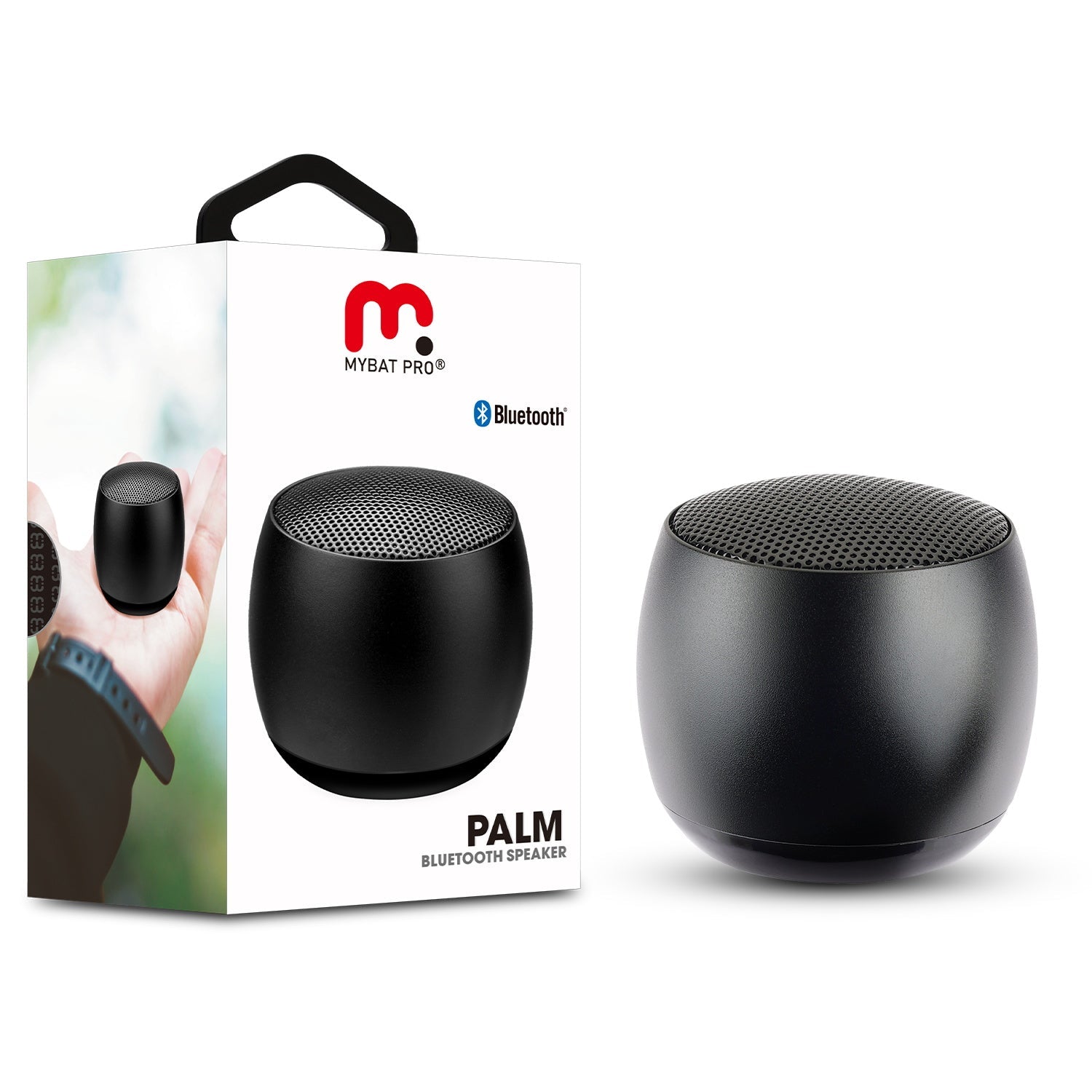 MyBat Pro Palm Mini Portable Wireless Speaker - Black