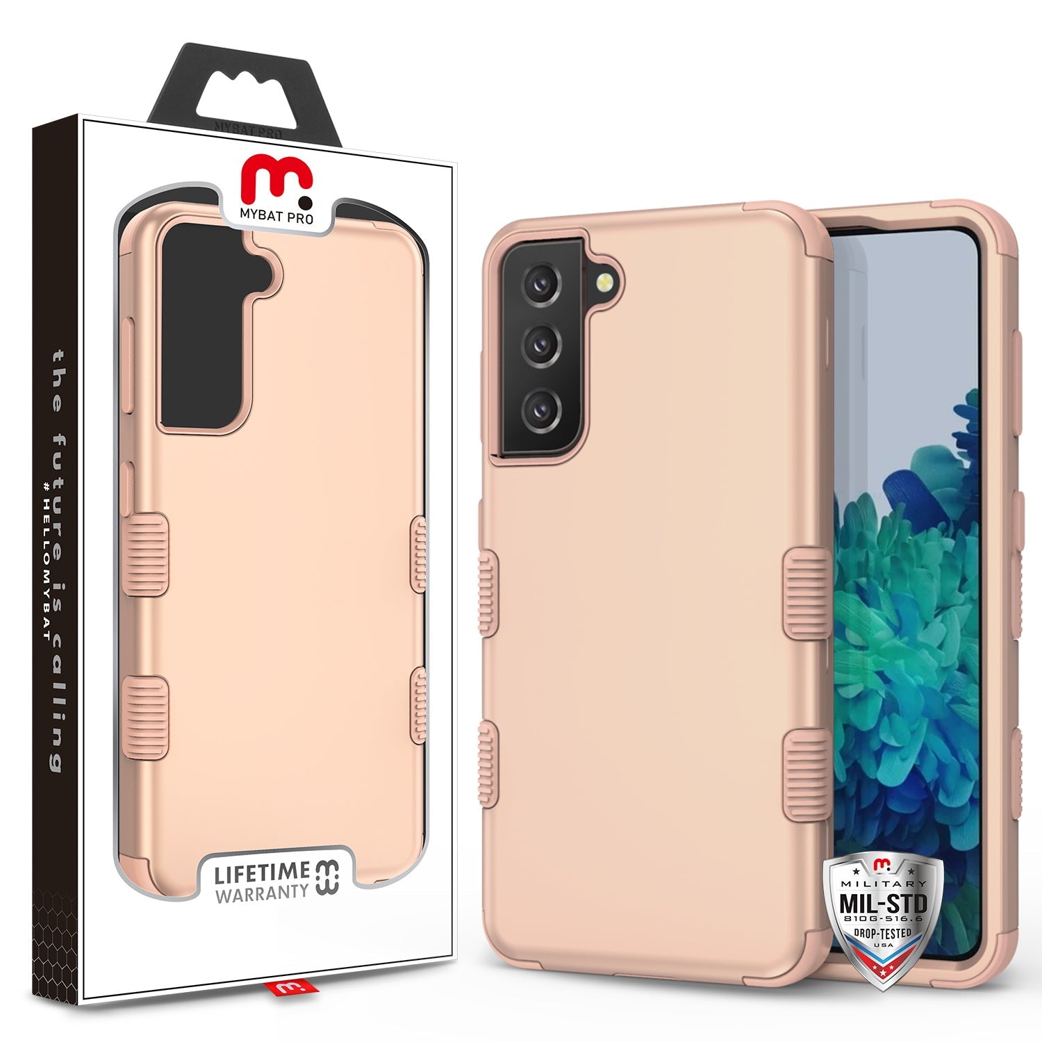 MyBat Pro Tuff Series Case for Samsung Galaxy S21 Plus - Rose Gold