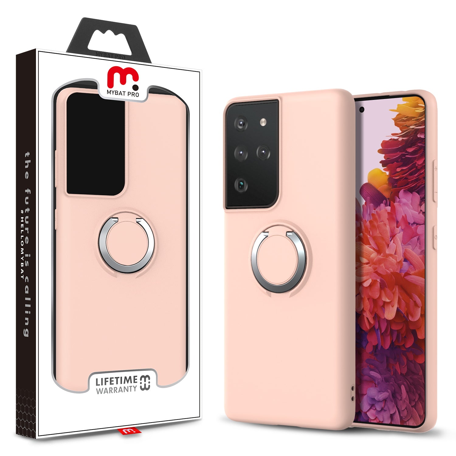 MyBat Pro Halo Series Case for Samsung Galaxy S21 Ultra - Pink