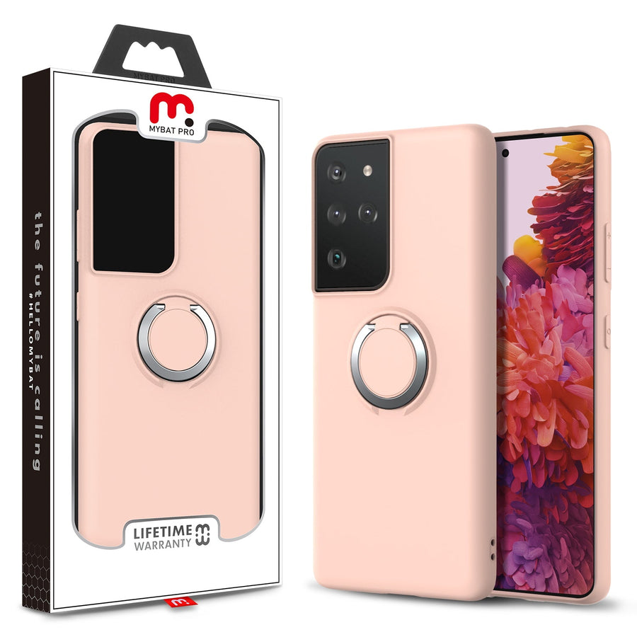 MyBat Pro Halo Series Case for Samsung Galaxy S21 Ultra - Pink