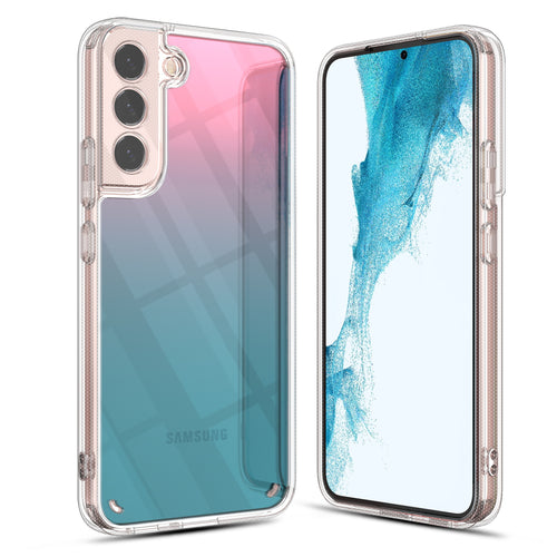 MyBat Pro Radiant Series ombre gradient Gummy Case for Samsung Galaxy S22 - Pink to Sky Blue Gradient - RSS22CSAMAT102-2.jpg