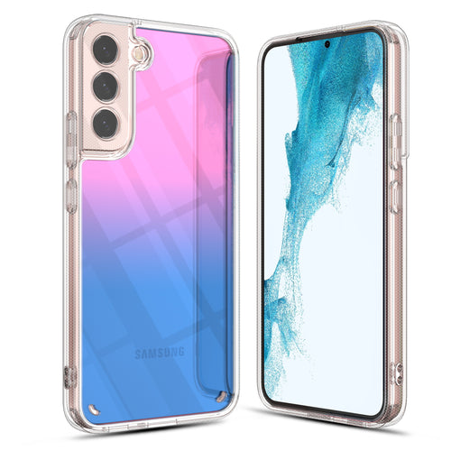 MyBat Pro Radiant Series ombre gradient Gummy Case for Samsung Galaxy S22 - Rose to Dark Blue Gradient - RSS22CSAMAT103-2.jpg