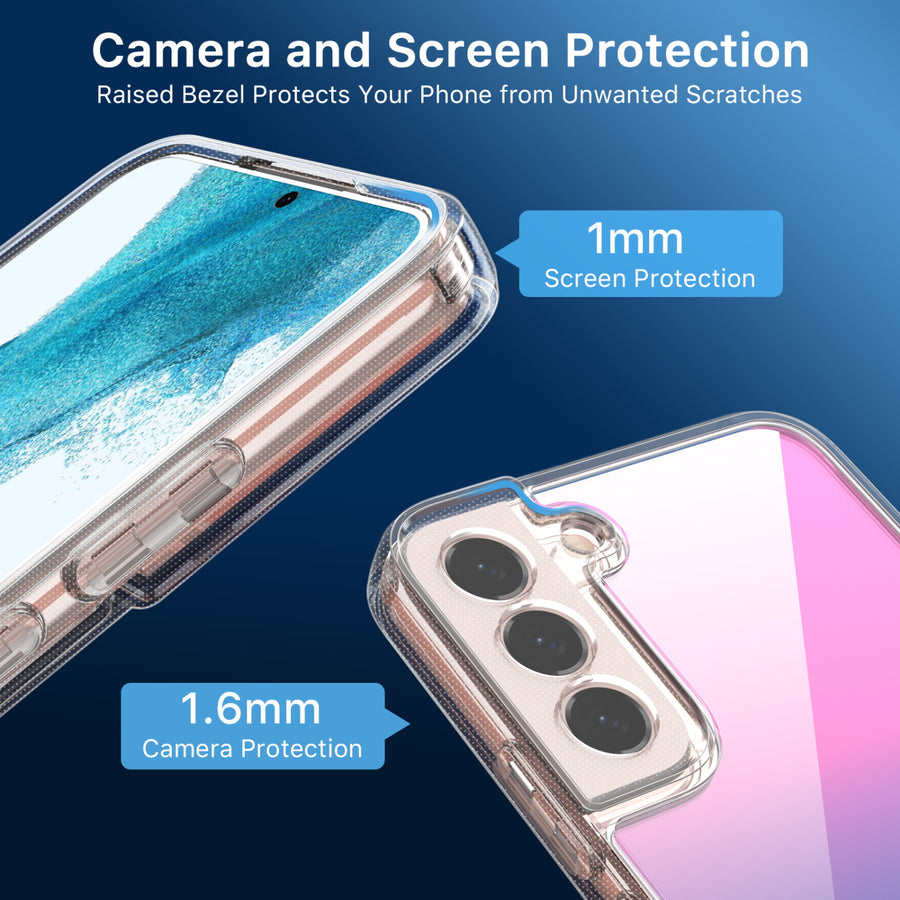 MyBat Pro Radiant Series ombre gradient Gummy Case for Samsung Galaxy S22 - Rose to Dark Blue Gradient - RSS22CSAMAT103-6.jpg