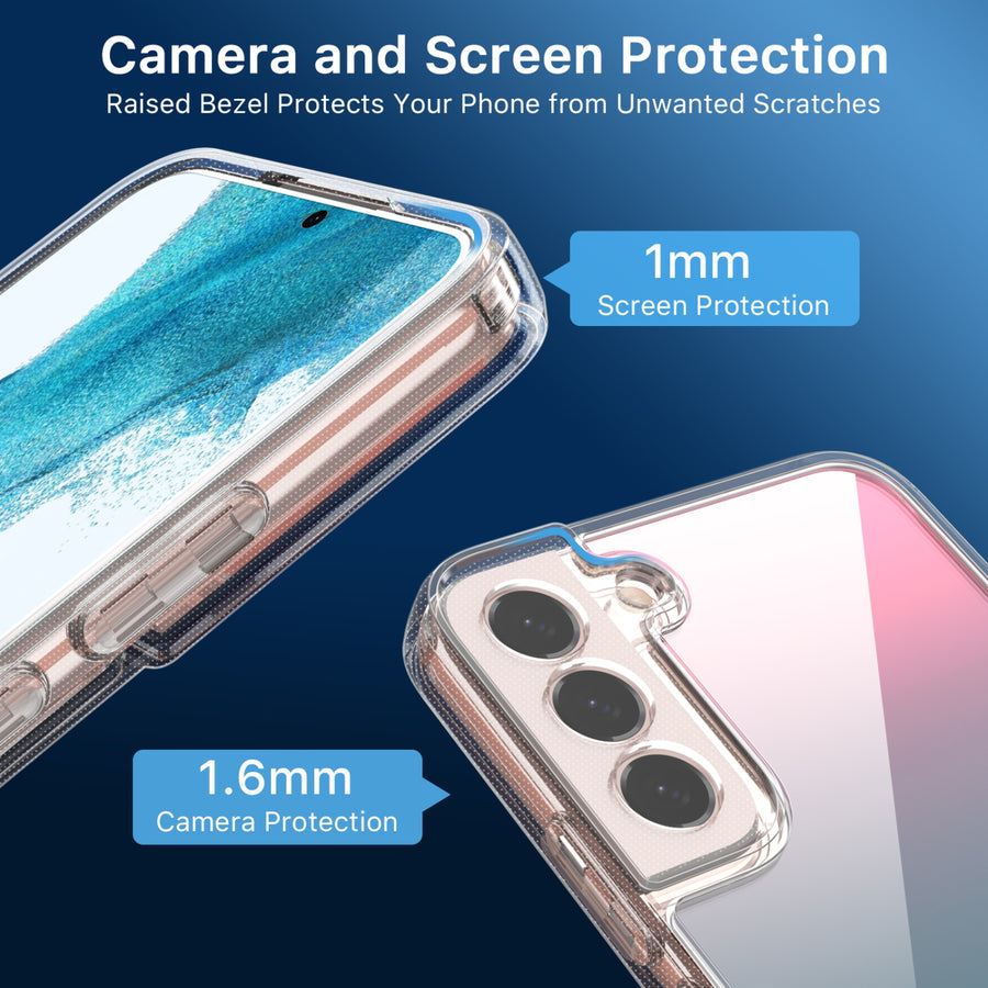 MyBat Pro Radiant Series ombre gradient Gummy Case for Samsung Galaxy S22 Plus - Pink to Sky Blue Gradient - RSS22PCSAMAT102-6.jpg
