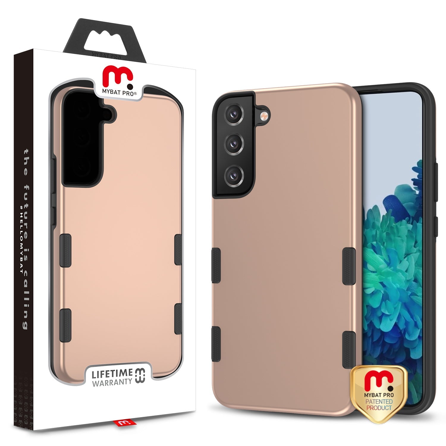 MyBat Pro Tuff Subs Series Case for Samsung Galaxy S22 Plus - Rose Gold