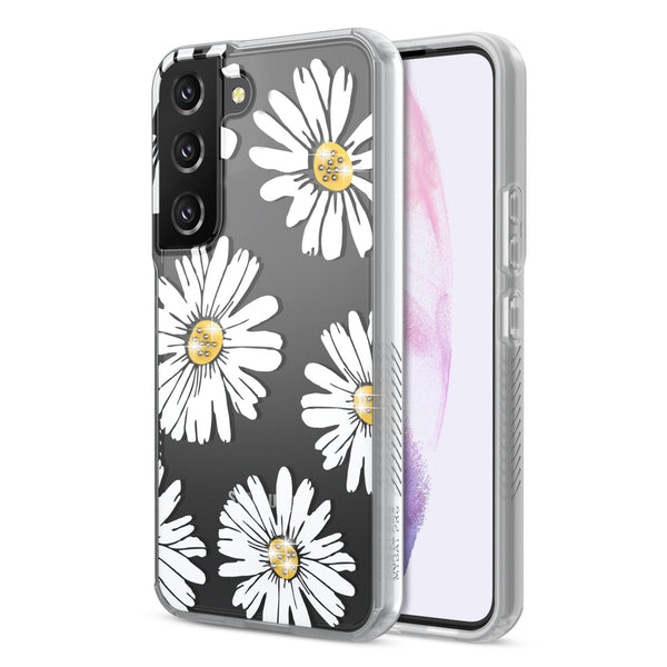 MyBat Pro Mood Diamond Series Case for Samsung Galaxy S22 Plus - Happy Daisies - RSS22PCSFSSD150-2.jpg