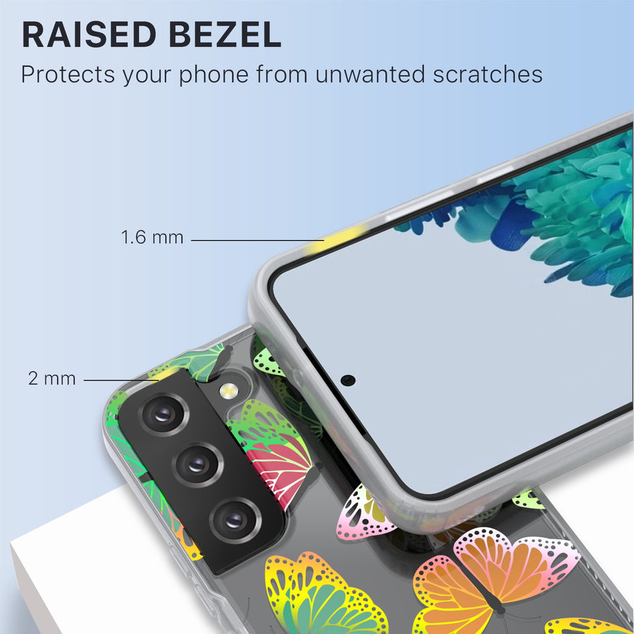 MyBat Pro Mood Series Case for Samsung Galaxy S22 Plus - Neon Butterfies - RSS22PCSFSSM368-7.jpg